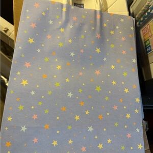 Starry Gift paper Bag with Multicolor Stars 12 pack